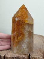 Zeldzame dikke XXL Golden Healer obelisk - Hoogte: 15.5 cm -, Antiek en Kunst