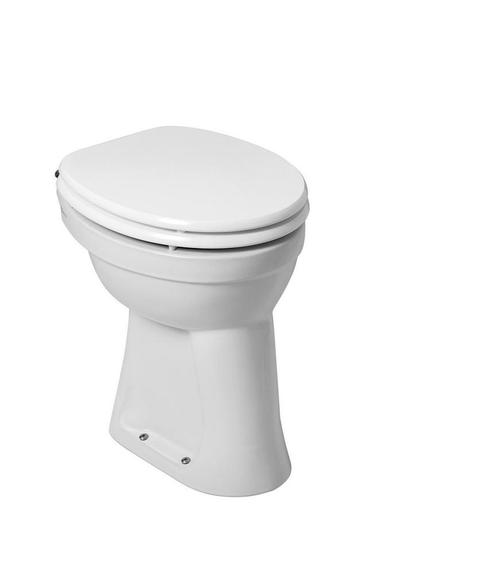 Toiletpot Wiesbaden Staand verhoogd +6 AO Wit (exclusief, Doe-het-zelf en Verbouw, Sanitair, Overige typen, Nieuw, Ophalen of Verzenden