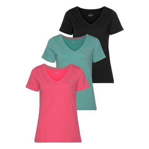 H.I.S T-shirt Essential basics heup-lange pasvorm,, Kleding | Dames, Sportkleding, Nieuw, Verzenden