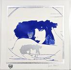 Giosetta Fioroni (1932) - Doppio liberty blue e argento