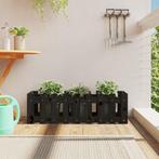 vidaXL Plantenbak verhoogd hekontwerp 100x30x30 cm, 100 cm of meer, Verzenden, Nieuw, Hout