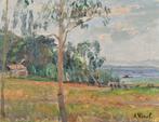 André-Léon Vivrel (1886-1976) - Paysage en Bretagne, Antiek en Kunst