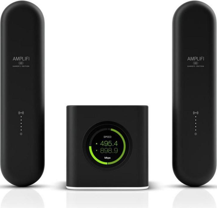 Ubiquiti AmpliFi HD - WiFi Router + 2 Mesh Points - Dual, Computers en Software, Netwerk switches, Verzenden