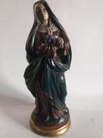 Spanish Schoo XIX - sculptuur, Virgen María - 32 cm -