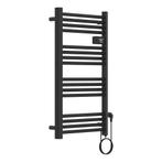 pro.tec Handdoekradiator Follo elektrisch 96x54x4,3 cm zwart, Verzenden, Nieuw