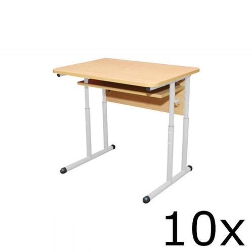 Schooltafel | Verstelbaar | Grijs | Voor Kinderen 1.30-1.90m, Zakelijke goederen, Horeca | Keukenapparatuur, Nieuw in verpakking