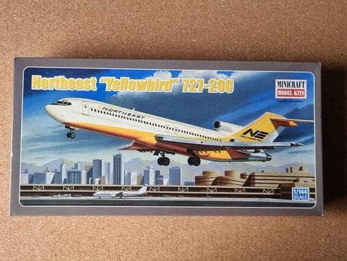 Minicraft 14531 Northeast Yellowbird 727-200 1:144, Hobby en Vrije tijd, Modelbouw | Vliegtuigen en Helikopters, Verzenden