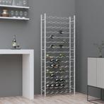 vidaXL Wijnrek voor 96 flessen metaal wit, Huis en Inrichting, Woonaccessoires | Wijnrekken, Verzenden, Nieuw