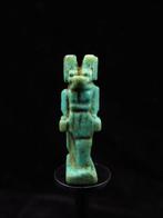 Oud-Egyptisch Faience amulet van de jakhalsgod Anubis - 2.3, Antiek en Kunst