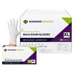 Diamond Medical handschoen nitril poedervrij wit XL | 100 st, Verzenden