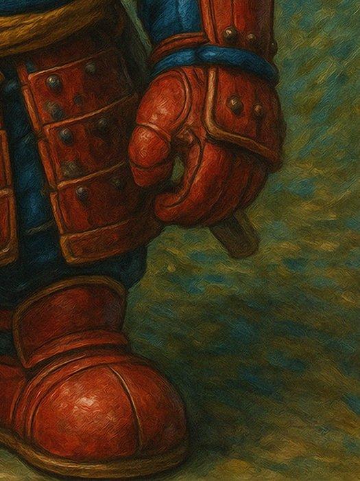 Sylar T. - Super MArio Samurai 40x60cm, Spelcomputers en Games, Spelcomputers | Overige Accessoires