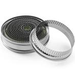 Uitsteekvormen | 14-delig | Rond | Gekarteld | Ø18-108mm, Verzenden, Nieuw in verpakking