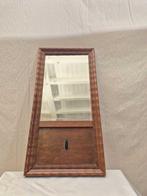 Spiegel- Spiegel met Geometrisch Patroon - Hout, Antiek en Kunst