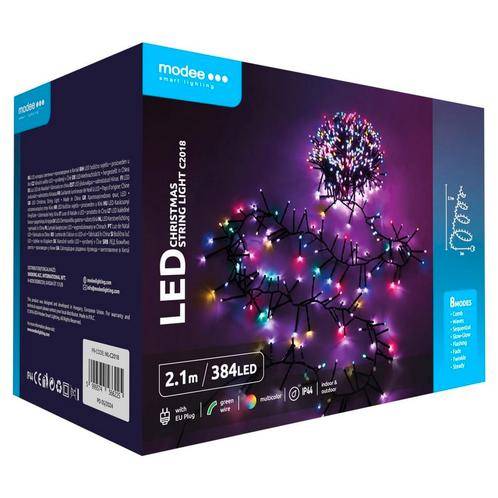 Modee Lichtsnoer Kerst 2.1 Meter - Buiten en Binnen - 384, Diversen, Kerst, Nieuw, Verzenden