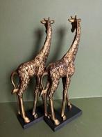 G&C Interiors - Beeldje - Set Giraffen H. 43 cm. - Metaal, Antiek en Kunst