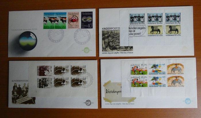 Nederland 1974/2009 - Collectie FDCs in 3 Importa albums -, Postzegels en Munten, Postzegels | Nederland