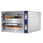 Pizza oven elektrisch | 4+4 Ø35cm | 11,6kW/h | 2 kamers met, Verzenden, Nieuw in verpakking