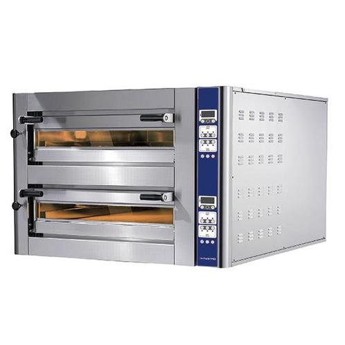 Pizza oven elektrisch | 4+4 Ø35cm | 11,6kW/h | 2 kamers met, Zakelijke goederen, Horeca | Keukenapparatuur, Nieuw in verpakking