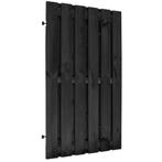 Schuttingdeur zwart 100x180 cm, Tuin en Terras, Ophalen of Verzenden, Nieuw
