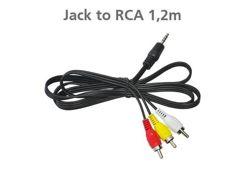 Edision kabel Jack naar RCA 1m20, Audio, Tv en Foto, Schotelantennes, (Schotel)antenne-accessoires, Nieuw, Ophalen of Verzenden