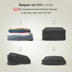 2dekans | ONYX Compressie Packing Cubes - 7 stuks - Koffer, Ophalen of Verzenden, Zo goed als nieuw