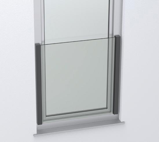 Frans balkon Lyon-Antracietgrijs (RAL 7016)16-1100 mm-Fronta, Doe-het-zelf en Verbouw, Glas en Ramen, Nieuw, Ophalen of Verzenden