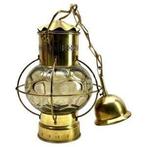 l - Glas, Messing- Prachtige maritieme lamp