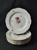 KPM - Tellerform Alt-Osier, fiori e farfalla - 6 piatti da