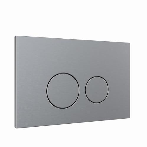 Bedieningspaneel Flat gun metal geborsteld rvs, Doe-het-zelf en Verbouw, Sanitair, Verzenden