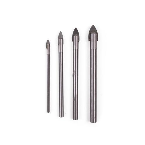 Benson Glasboorset - Voor glas, spiegels en tegels - 4 ma..., Doe-het-zelf en Verbouw, Gereedschap | Boormachines, Nieuw, Ophalen of Verzenden