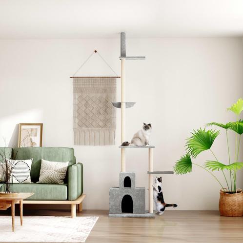 vidaXL Kattenmeubel vloer tot plafond 250,5-276,5 cm, Dieren en Toebehoren, Katten-accessoires, Nieuw, Verzenden