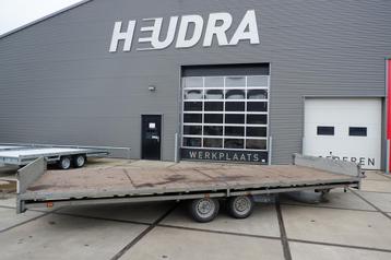 Gebruikte Hulco Medax plateauwagen 3000kg 611x203cm