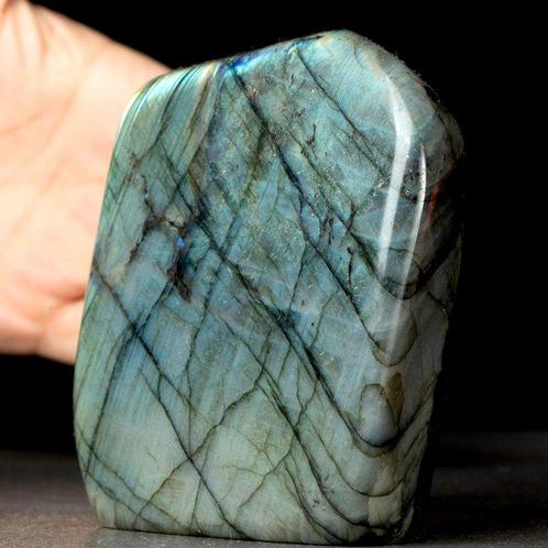 Labradoriet van extra kwaliteit - Vrije vorm - Top Flah, Verzamelen, Mineralen en Fossielen