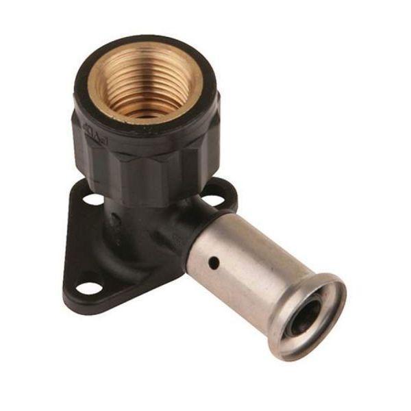 Henco muurplaat Ø26x3/4 pers x binnendraad, Doe-het-zelf en Verbouw, Verwarming en Radiatoren, Verzenden