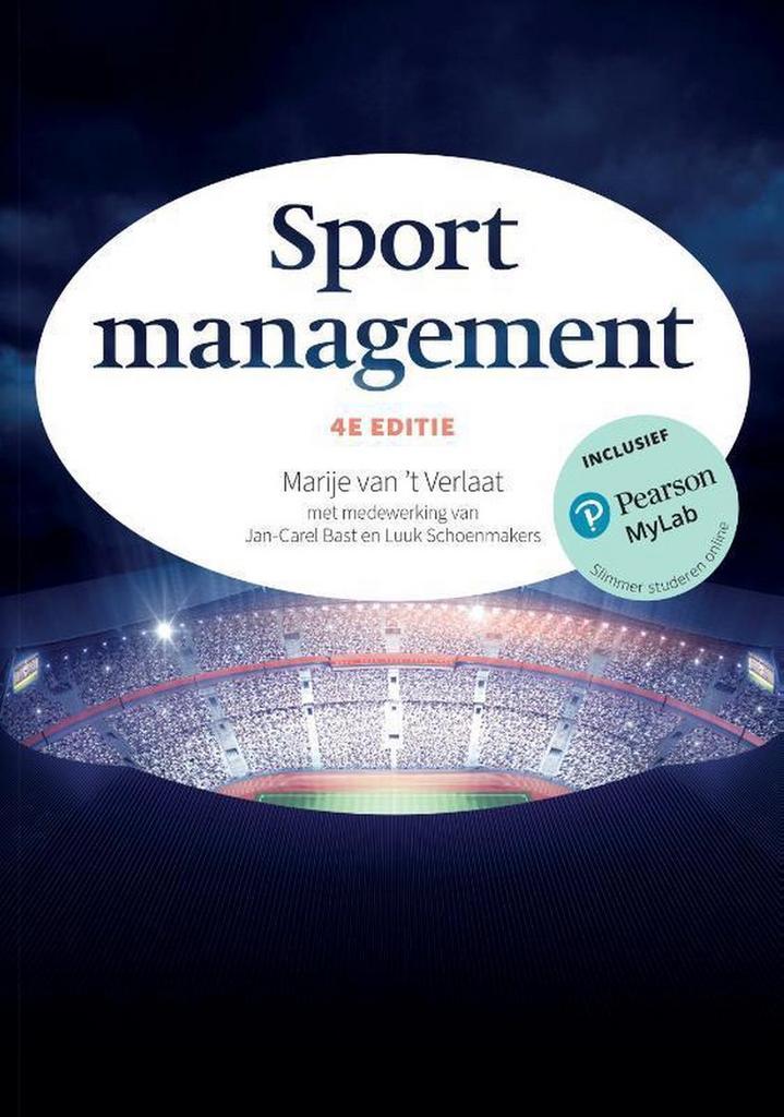 9789043037594 Sportmanagement, 4e editie met MyLab NL toe..., Boeken, Schoolboeken, Zo goed als nieuw, Verzenden