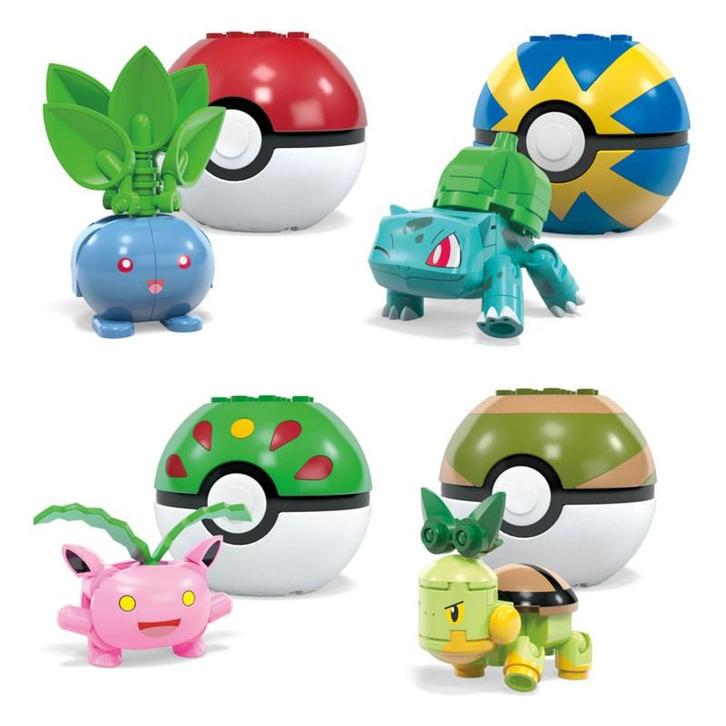 (Pre-order) PokÃ©mon MEGA Construction Set Grass-Type Tra., Kinderen en Baby's, Speelgoed | Poppen, Zo goed als nieuw, Verzenden