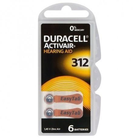 Duracell ActivAir 312 MF (Hg 0%) Hearing Aid Gehoorappara..., Audio, Tv en Foto, Accu's en Batterijen, Nieuw, Verzenden