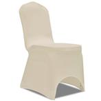 vidaXL Hoes voor stoelen 50 stuks (creme), Tuin en Terras, Tuinmeubel-accessoires, Verzenden, Nieuw