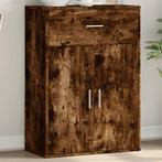 vidaXL Dressoir 60x30x84 cm bewerkt hout gerookt, Huis en Inrichting, Kasten | Dressoirs, Verzenden, Nieuw, 50 tot 100 cm, 25 tot 50 cm