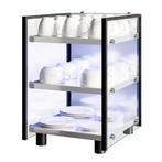 GGM Gastro | Kopjeswarmer - 100 Watt - met 3 planken |, Verzenden