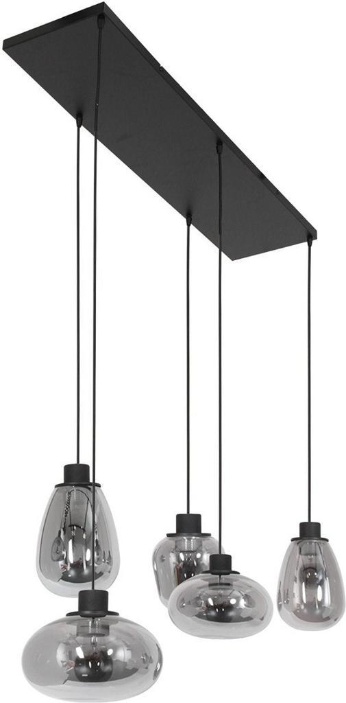 2dekans | Steinhauer - Hanglamp - Reflexion - Zwart - Glas, Huis en Inrichting, Lampen | Hanglampen, Zo goed als nieuw, Ophalen of Verzenden