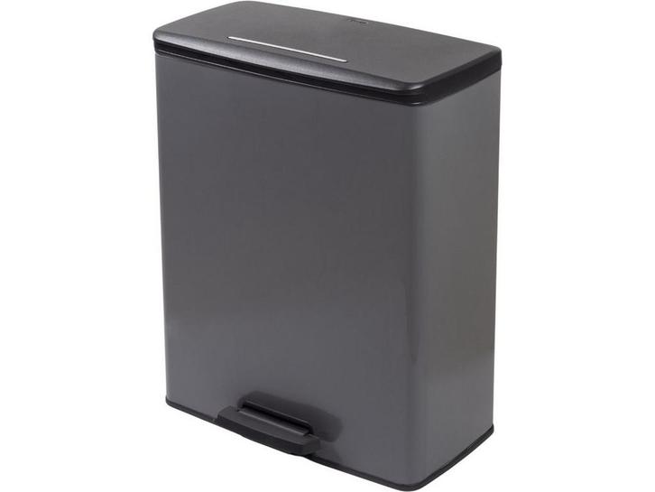 Curver Decobin Prullenbak - 65L - Soft-Close - Grijs, Huis en Inrichting, Woonaccessoires | Overige, Zo goed als nieuw, Verzenden