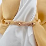 18 Krt. Vintage gouden brede armband | 19,0 cm, Sieraden, Tassen en Uiterlijk, Armbanden, Ophalen of Verzenden, Gebruikt, Overige kleuren