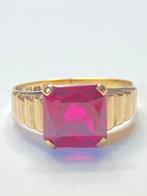 Zonder minimumprijs - Ring - 18 karaat Geel goud Spinel, Nieuw