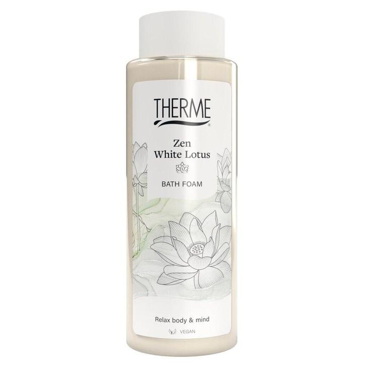 Therme Zen White Lotus Badschuim, Sieraden, Tassen en Uiterlijk, Uiterlijk | Lichaamsverzorging, Bad & Douche, Nieuw, Verzenden