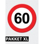 Verkeersbord  60 jaar versiering pakket XL - 60 jaar versi.., Ophalen of Verzenden, Nieuw