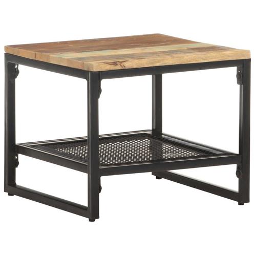 vidaXL Bijzettafel 40x40x35 cm massief gerecycled hout, Huis en Inrichting, Tafels | Bijzettafels, Nieuw, Verzenden