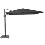 Challenger T1 zweefparasol 300x300 cm zwart met 90KG voet, Ophalen of Verzenden, Nieuw