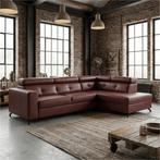 Leren hoekbank Nova - 2.5-zits arm links + Longchair arm, Huis en Inrichting, Banken | Bankstellen, 250 tot 300 cm, Bohemian, Industrieel, Modern, Scandinavisch