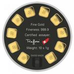 10 gram - Goud .999 - 10 x 1g Argor-Heraeus Gold Seed -